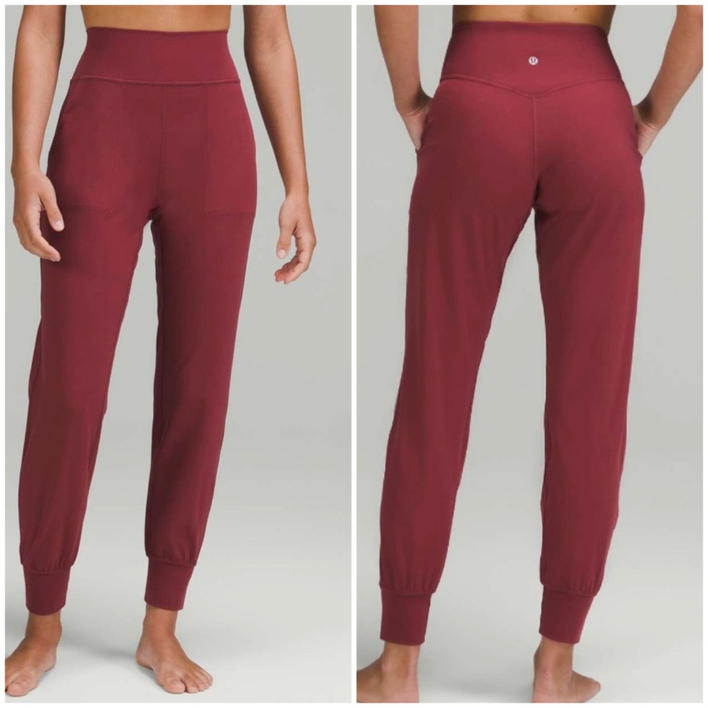 lululemon athletica Burgundy Track Pants
